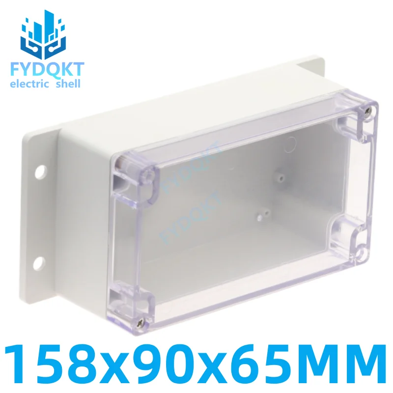 1PCS 158x90x65mm Waterproof Clear Plastic Electronic Project Box Enclosure Cover CASE
