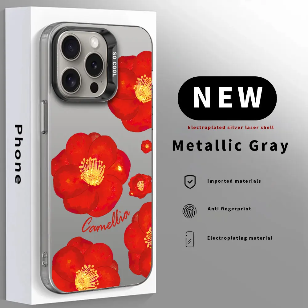 For Redmi Note 13 13R 12R 12S 12 /Note 12 13 Pro Phone Case Redmi Note 13 12 Pro+ Plus Silver IMD Laser Aurora Shockproof Case image 3