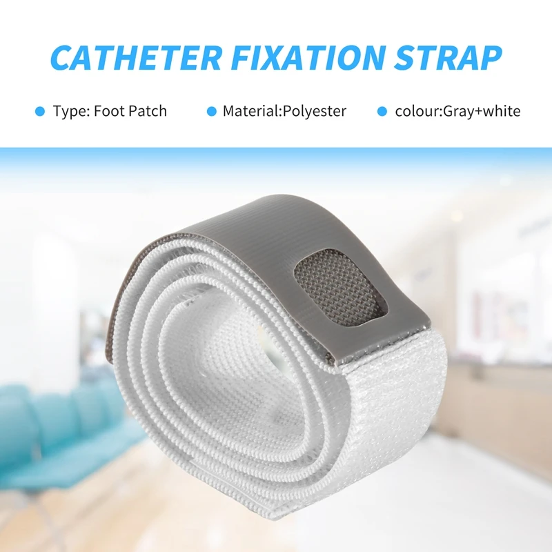 2Pcs Catheter Fixator Elastic Comfortable External Durable Urine Bag Leg Holder Strap Wrap Leg Holder