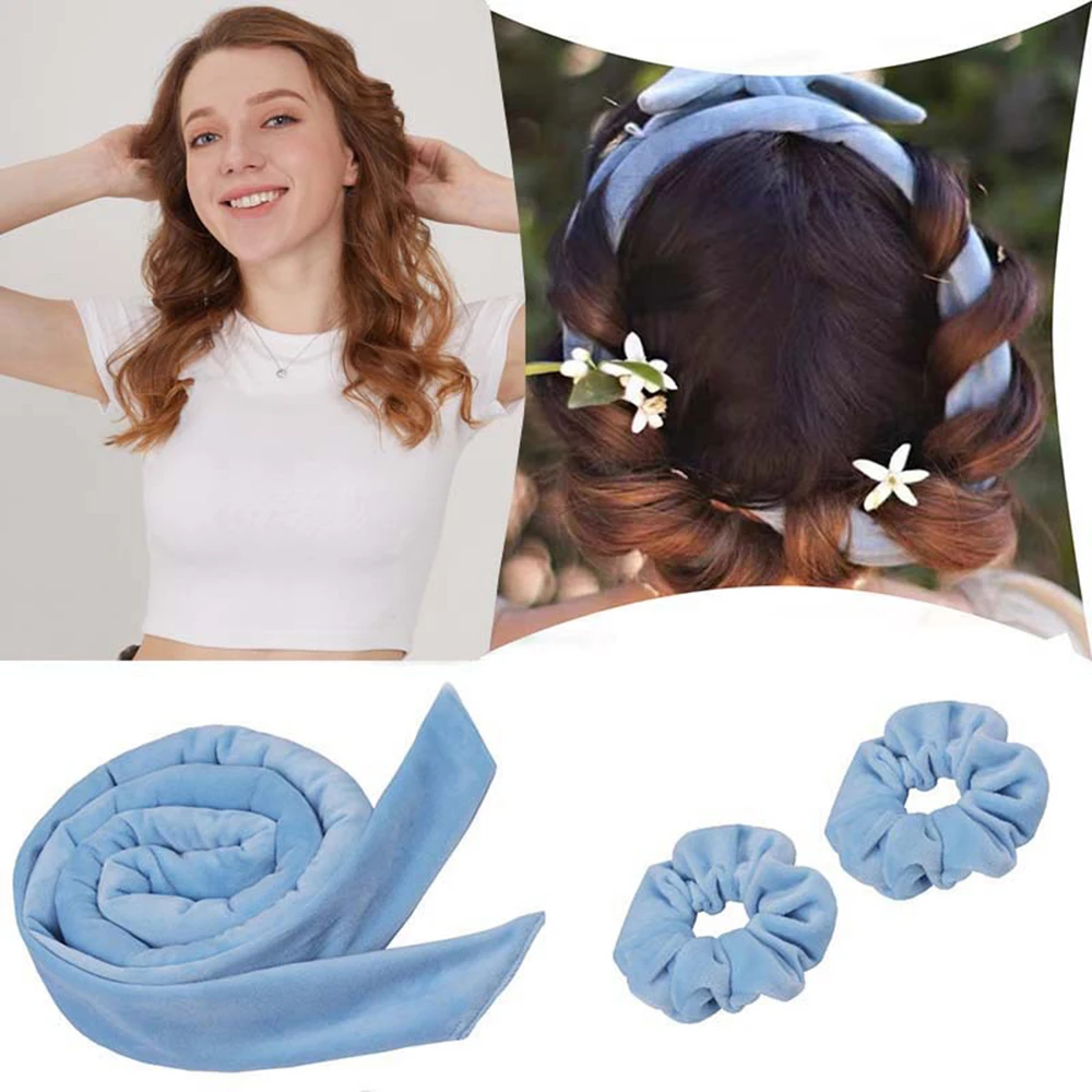 

Heatless Curling Rod Headband No Heat Hair Curler Soft Lazy Hair Rollers Sleeping Curl Bar Wave Formers Women Hair Styling Tools