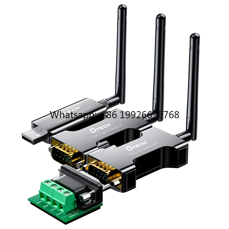 USB RS232 RS485 to LoRa Wireless Serial Data Transceiver Module Point-to-Multipoint for Wireless Automation Control System