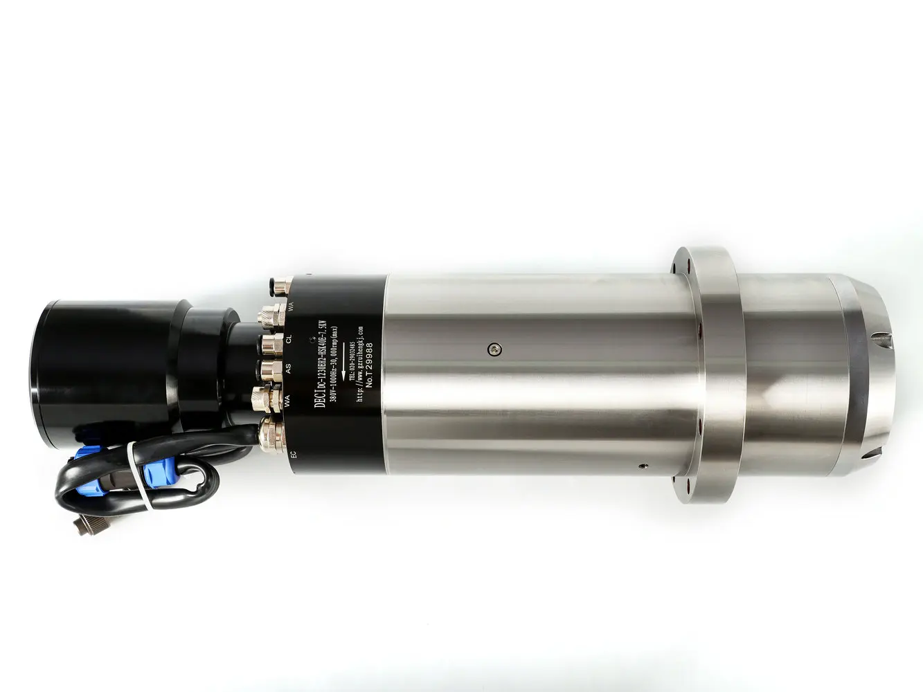 7.5KW 30000rpm HSK E40 ER25 Spindle Motor Engraving  Milling Center Ceramic Sapphire Glass Silicon Carbide Titanium Alloy