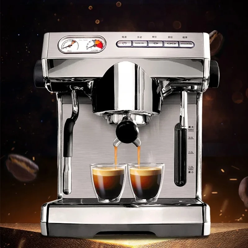 Household Professional Coffee Machine Commercial Italian Coffee Maker Fully Semi-Automatic Coffee Machine