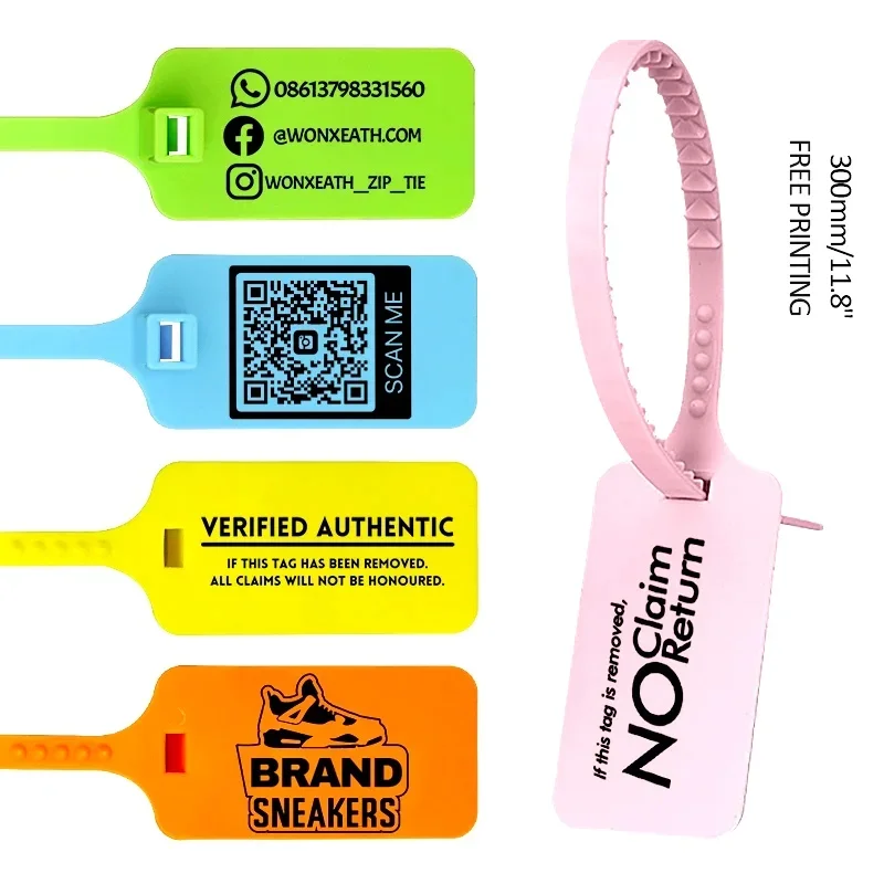 Custom Logo Disposable Plastic Security Seals Tags
