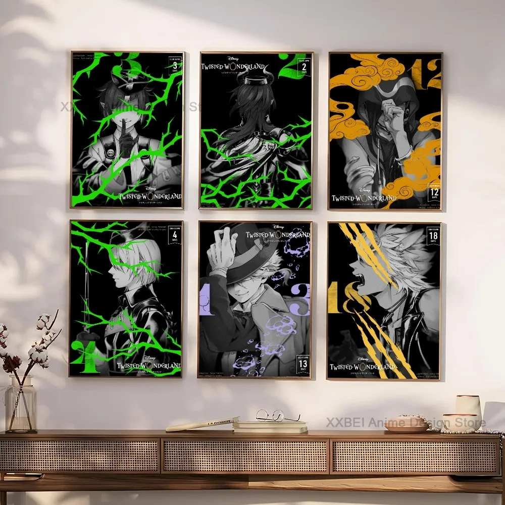 

1 шт. современный интерьер Настенный декор витая живопись витая-страна чудес игровые персонажи постер наклейка спальня гостиная кафе роспись