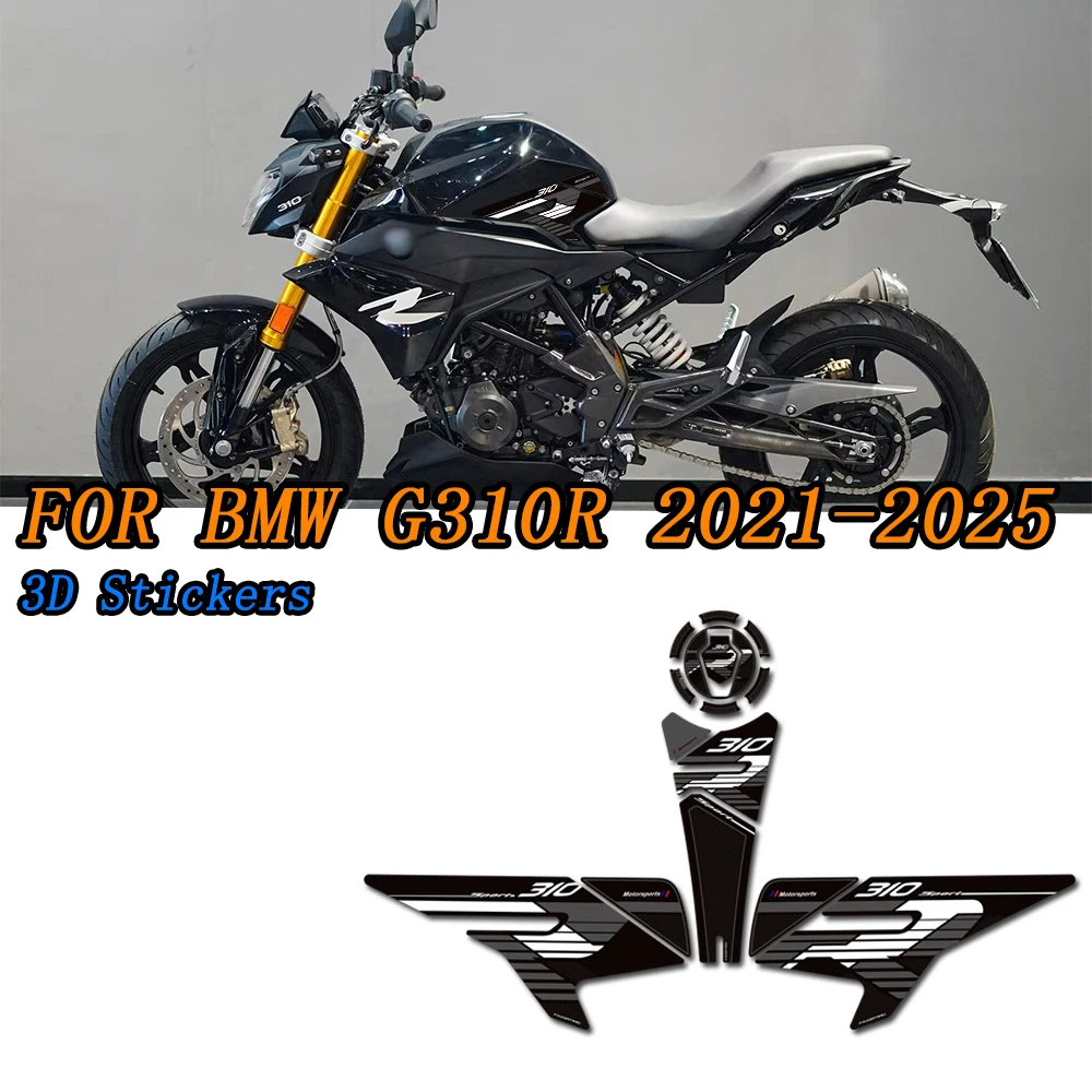For BMW G310R  2021-2025 Fuel Tank Pad Sticker Epoxy Resin Tank Protector Decals Waterproof Motorcycle Accessories