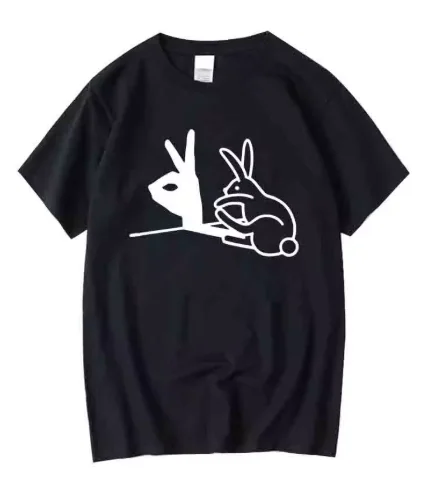 Best-selling Popular Fashion Summer Trend Casual Short-sleeved Printed Revealing-shoulder Men's Pure Cotton Short-sleeve T-shirt
