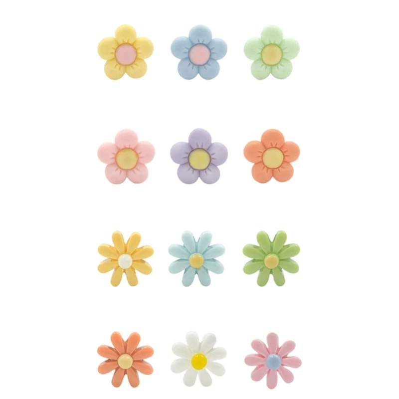 Blumenverzierungen für DIY-Bastelprojekte, sanfte und kräftige Töne für Heimbastelarbeiten, kreative Workshops und Enthusiasten – Detail 1