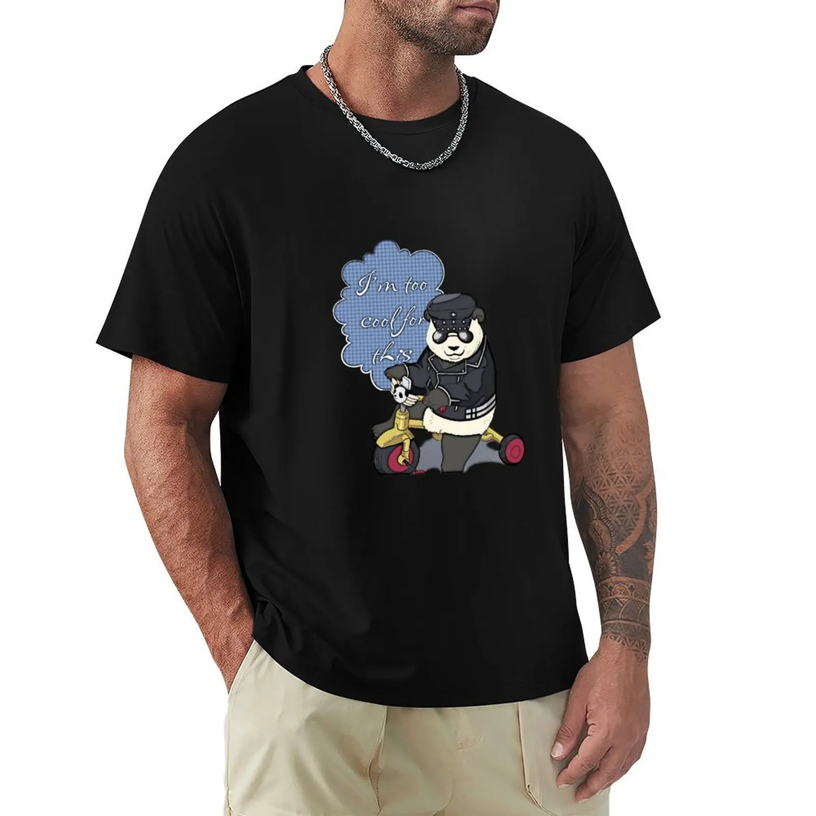 

2 Cool 4 School T-Shirt T-shirts oversize anime shirt Aesthetic clothing funny costumes heavy weight t shirts for men