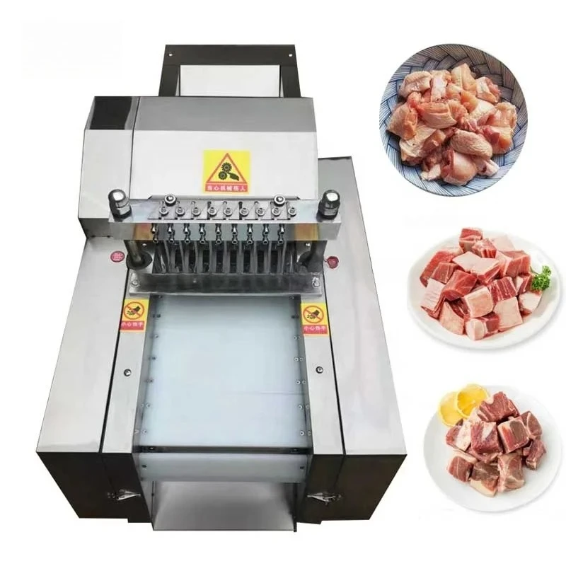 China Customized Chicken Meat Cutting Machine / Fresh Meat Cutting Machine / Automatic Chicken Cutting Machine