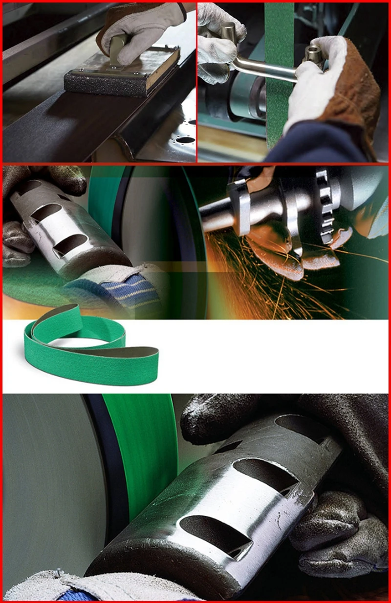 1 Stück 915/686/630/762/760/457/533mm ZA 577F Schleifbänder zum Polieren von Metall und Schärfen von Messern – Detail 3