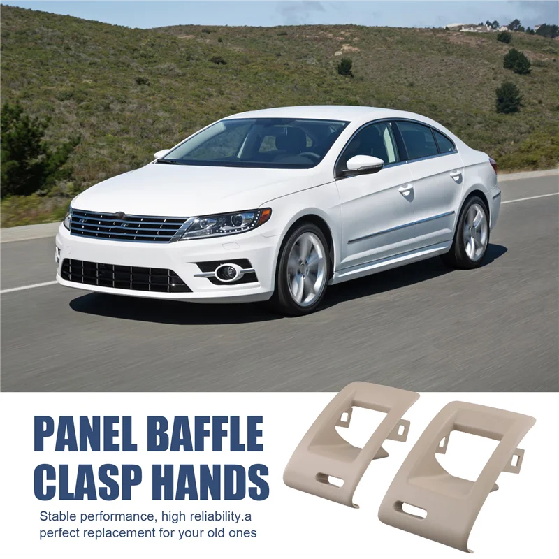 

Practical Rear Seat Down Lock Buckle Trim Cover Panel Baffle Clasp Hands For VW Passat B6 B7 CC 3C9885894 3C9885893