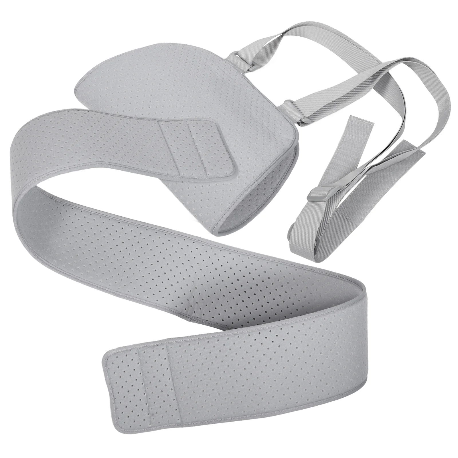 

Ergonomic Forearm Sling Shoulder Support Immobilizer Light Grey Lightweight Breathable Arm Brace For Elbow Wrist Injury