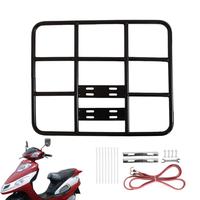 Cargo Rack Rear Metal Adjustable Bike Rear Rack Waterproof Bicycle Rear Frame Multi-purpose Basket For Takeaway Delivery Quick