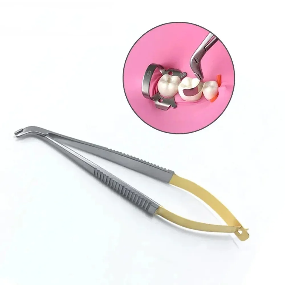 1pcs Dental Matrix Band Holding Forceps Sectional Hold Matrix Inserting Forceps With TC.CE