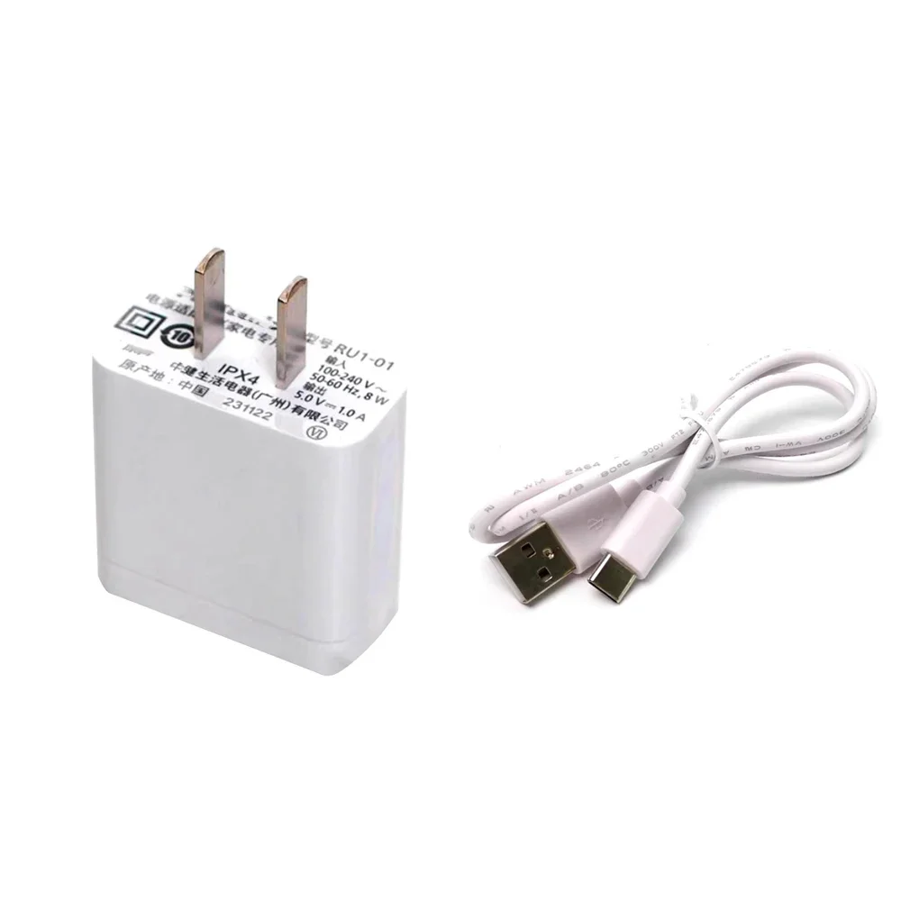 NEW RU1-01 Plug for Panasonic ES-L690U L670U L650D USB Shaver Charger Accessories 200-240V 8W 5V-1A Oraiginal