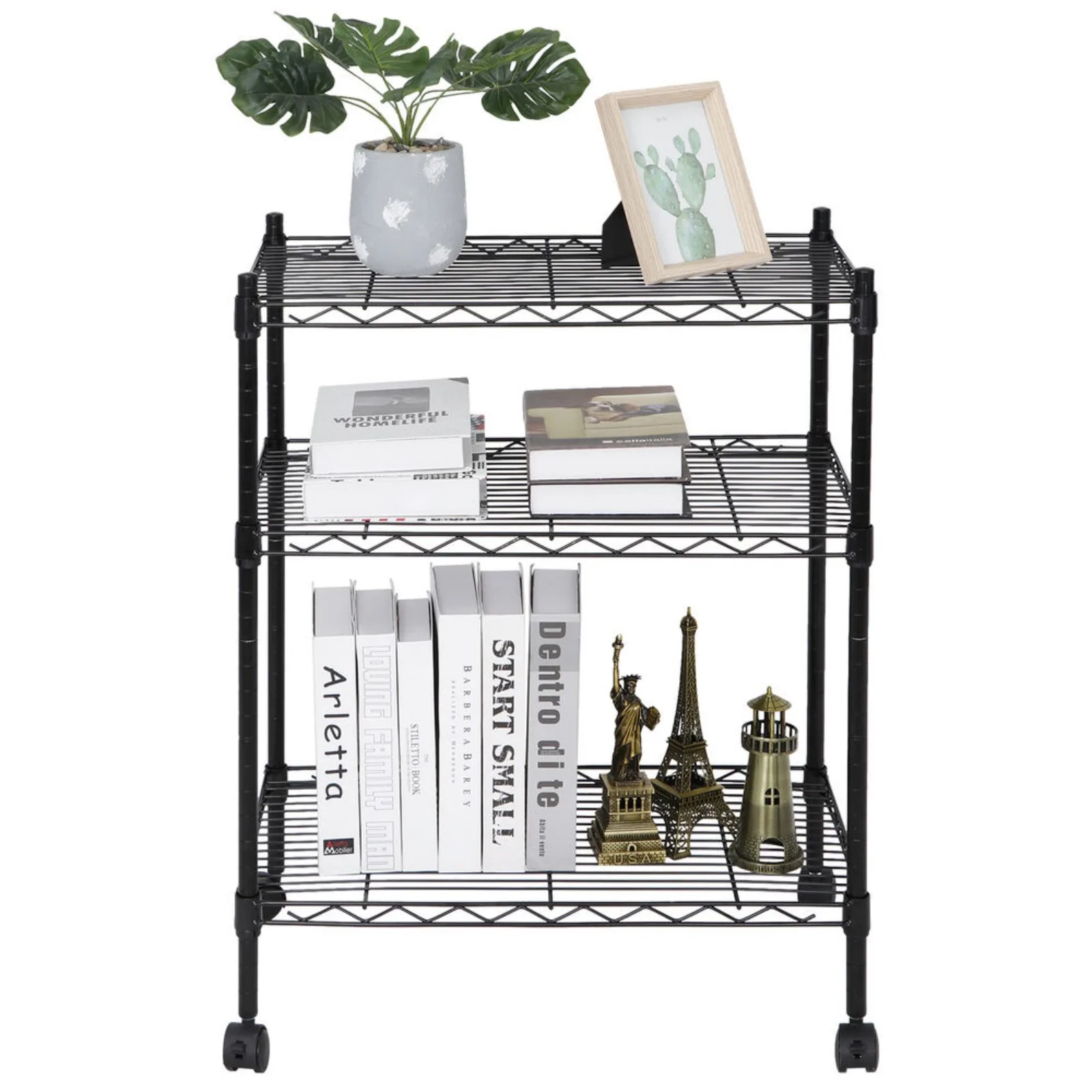 3 Tier Steel Wire Shelf Rack Storage Shelving Unit for Kitchen Pantry Laundry United States