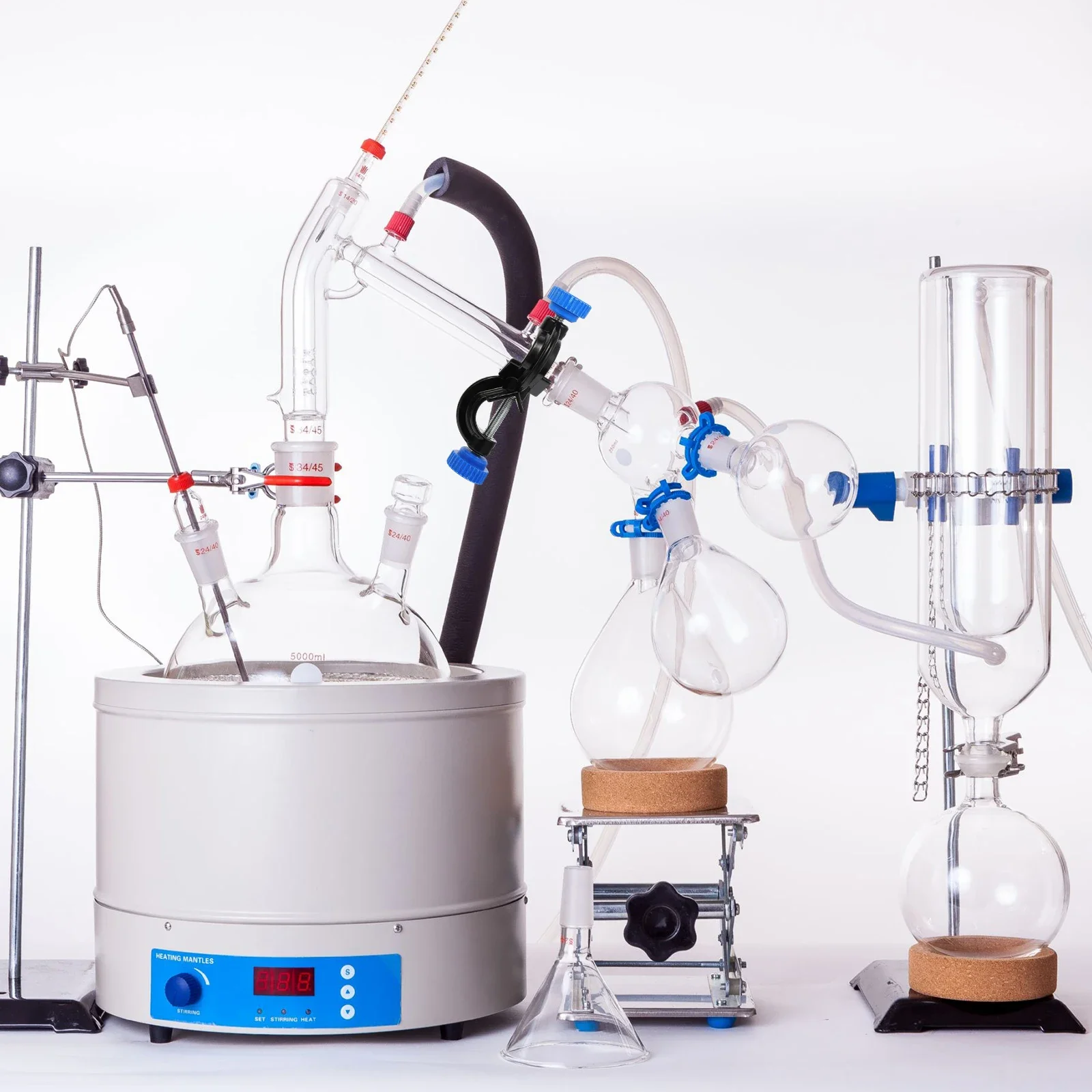 4pcs Laboratory Support Laboratory Stand Wire Clamps Holder Stand Chemistry Clamp Metal Grip Supports Right Angle