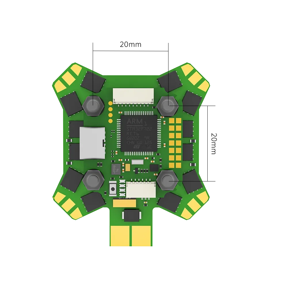 APStoreMini BLITZ F7 FPV Stack Parts With E55R 4in1 ESC STM32 F722 Flight Controller For FPV Racing Freestyle Air-plane Parts
