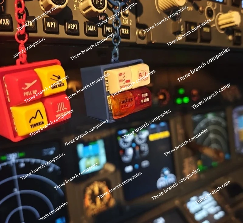 Брелок-пилот с эмулятором звука Airbus Boeing 737.