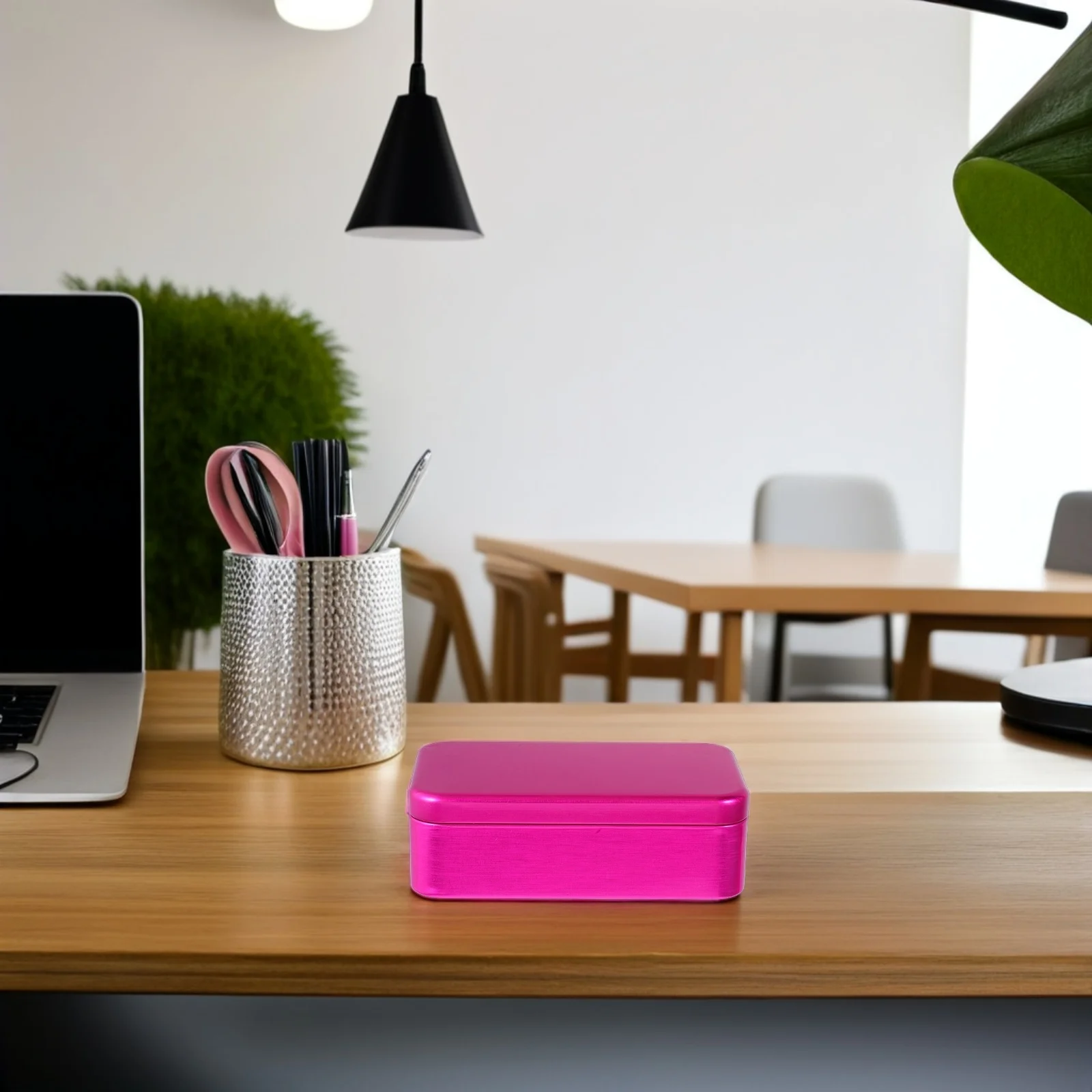 

5pcs Square Brushed Tin Box For Jewelry Storage Beads Coins Pills Crafts Tea Coffee Candy Mint Metal Tins Container Gift