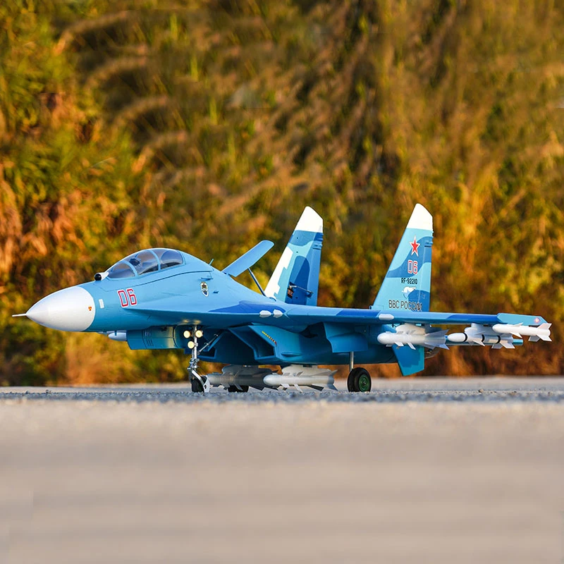 FMSRC Airplane 70mm Su-27 Su27 Sukhoi Ducted Fan EDF Jet Twin