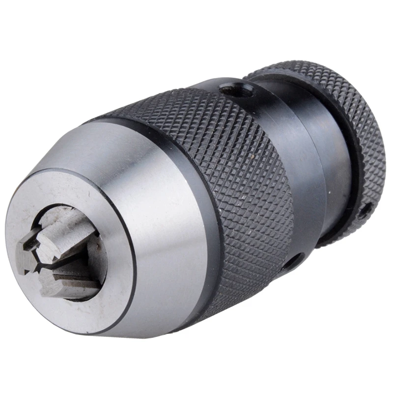 B10 0.5-6mm Keyless Drill Chuck Precision B10 Adaptor Lathe Self Tighten Light Duty Taper Drill Chuck for Power Tool