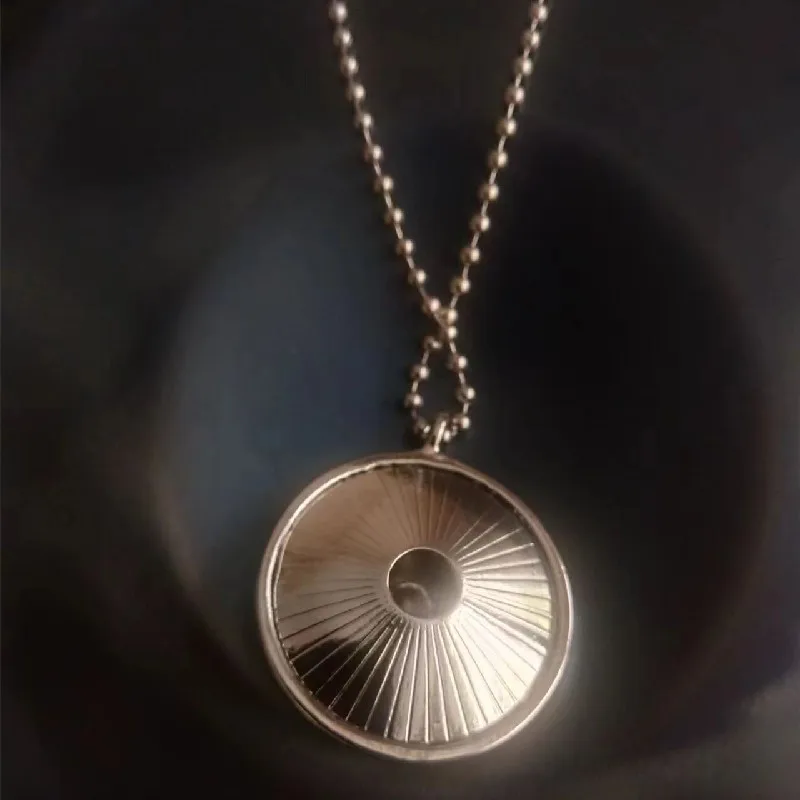 Handpan New Creative Hand Disc Musical Instrument Pendant Necklace Fashion Hip Hop Women Men Personality Accessories  10 choices