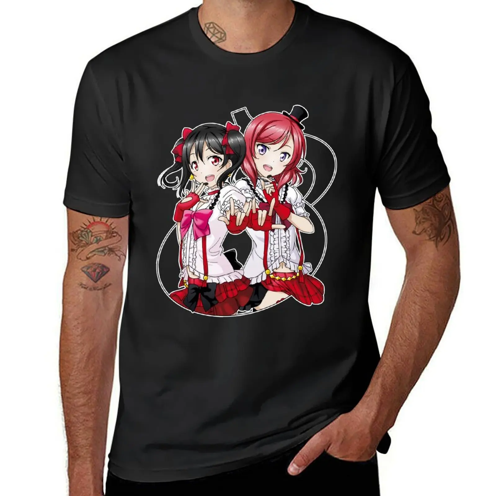 

Niko & Maki - Bokura Wa Ima no Naka De T-Shirt Blouse summer clothes topping men clothing