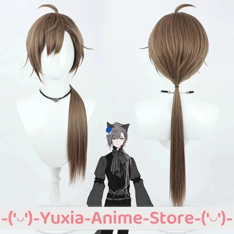 

NIJISANJI Kanae Cosplay Wig Anime Game Roleplay Party Costume Prop Synthetic Hair Heat Resistant Fiber