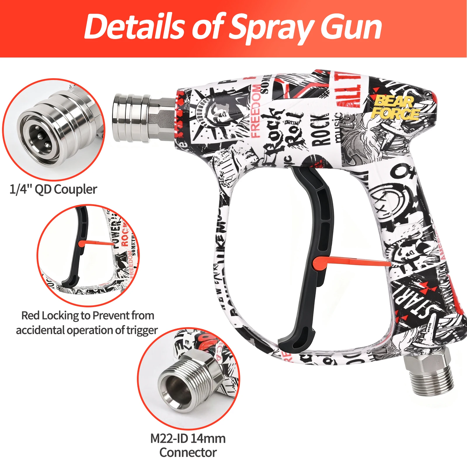 BEAR FORCE Pressure Washer Col - огляд і ціна Bear Spray Clip