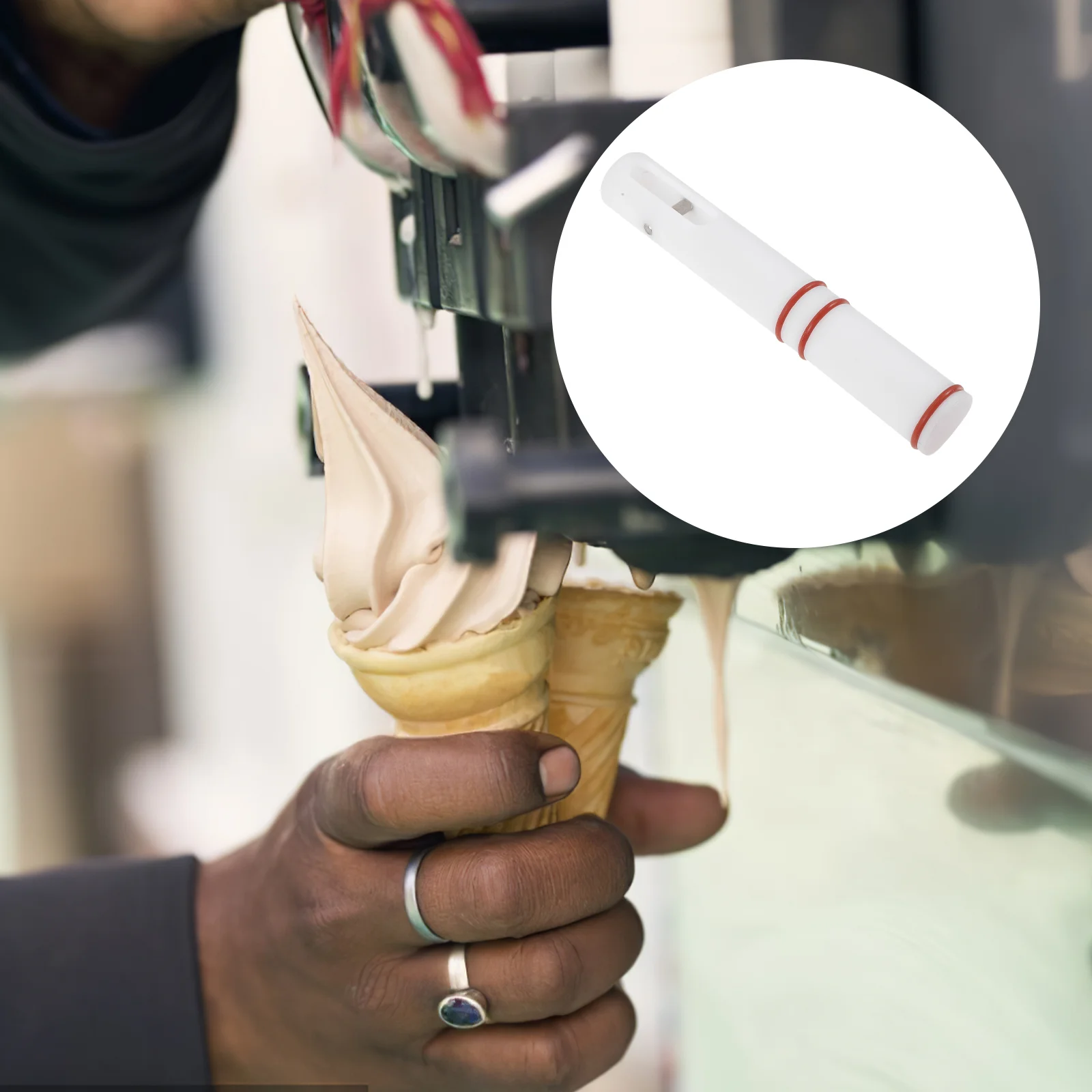 Ice Cream Machine Handle Ice Cream Machine Valve Stems Ice Cream Maker Lever Ice Cream Machine Grip Automatic Freezer Bowl Valve