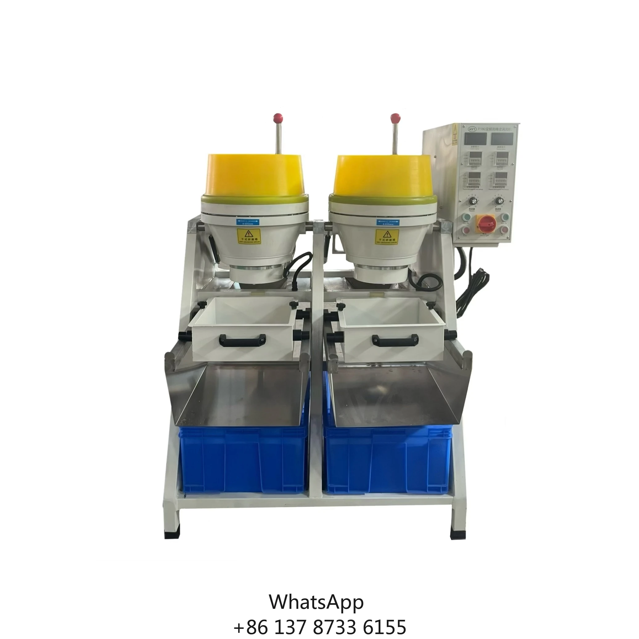 Vortex Precision Automatic Motor-Driven Industrial Grade Water Mass Processing Deburring Centrifugal Disc Finishing Machine For