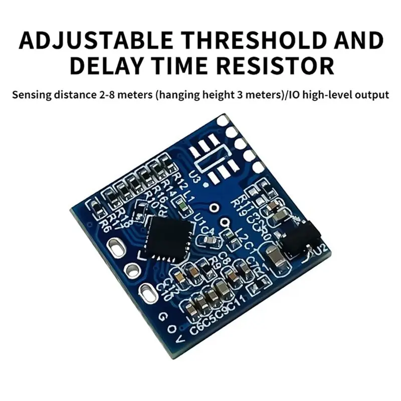【HAPPY】HLK-LD1020 10G Micro-Motion Intelligent Module Low Power Radar Sensor With Pin 15Pcs