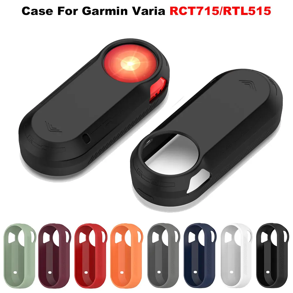 For Garmin Varia RTL515 Silicone Cover Cases Tail Light Protect Case Sleeve Impact-resistant Housing Anti-dust Washable Silicone