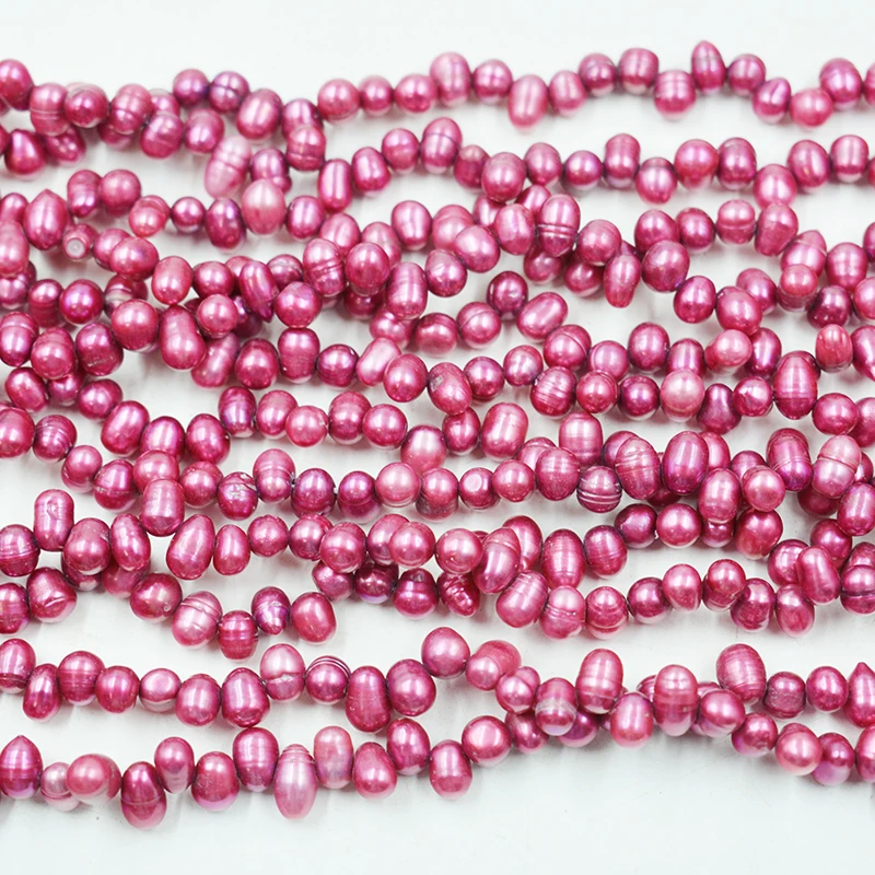 12 strands 6-7mmDANCING TEARDROP FRESHWATER PEARL BEADS 15