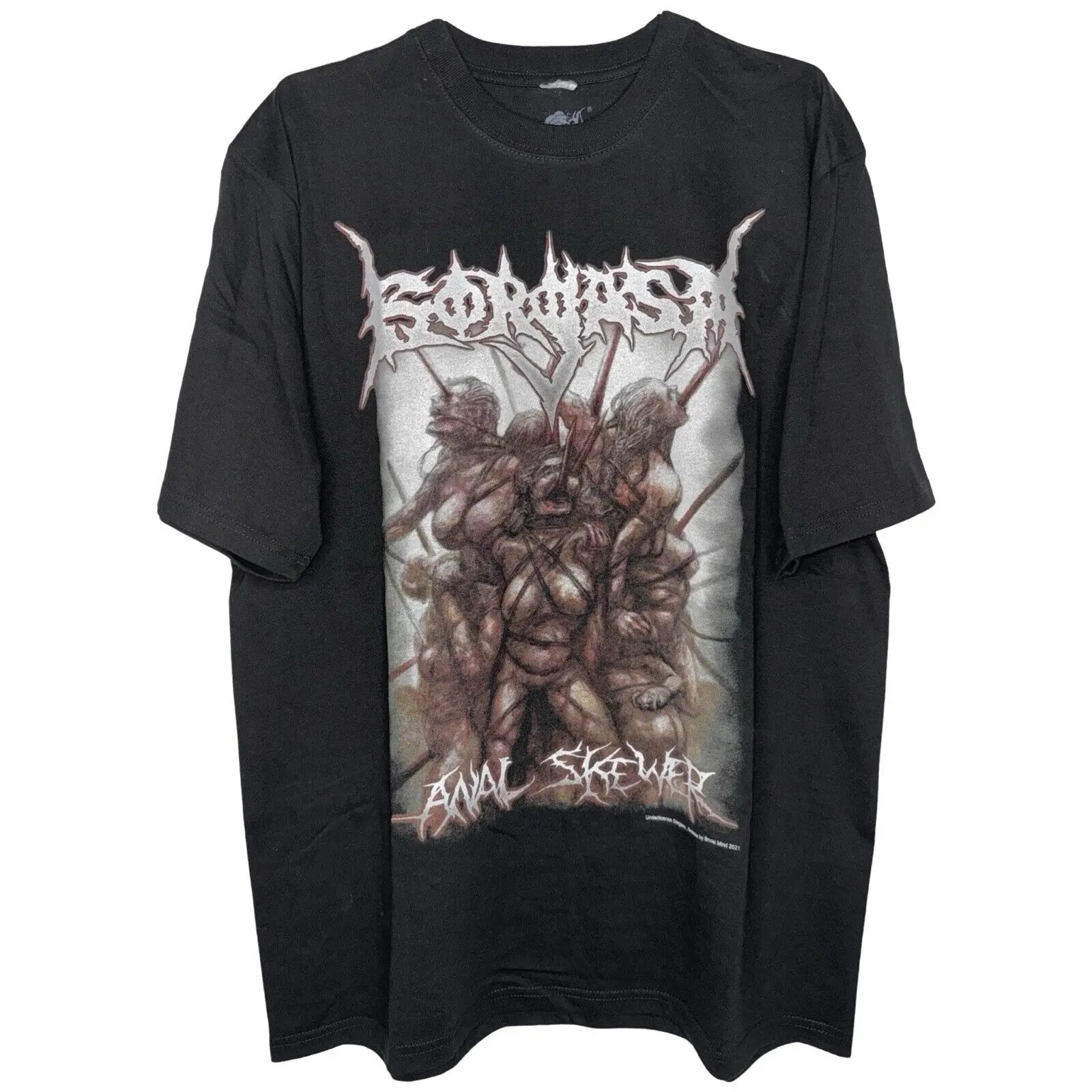 Gorgasm Brutal Mind T Shirt Size Xl Arsebreed Lividity Dehumanized