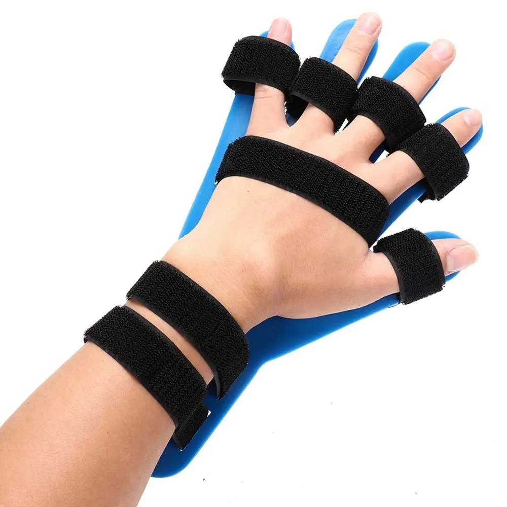 

Finger Immobilization Finger Corrector Board Adjustable Separate Holder Training Stroke Hemiplegia Hand Splint Extended Type