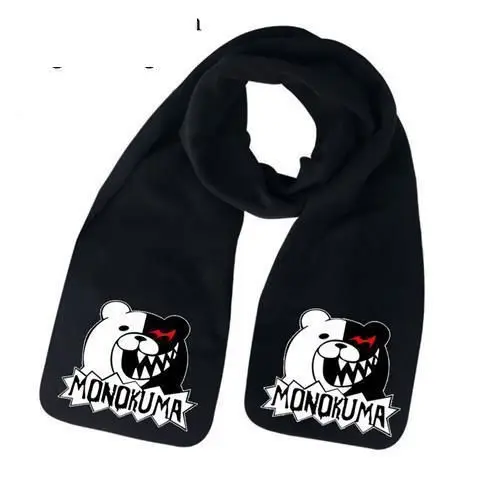 2026 جديد أنيمي Danganronpa: الزناد القعادة Monokuma وشاح الطالب الكرتون الخمار شتاء دافئ أفخم وشاح الرأس هدايا الهالوين #4