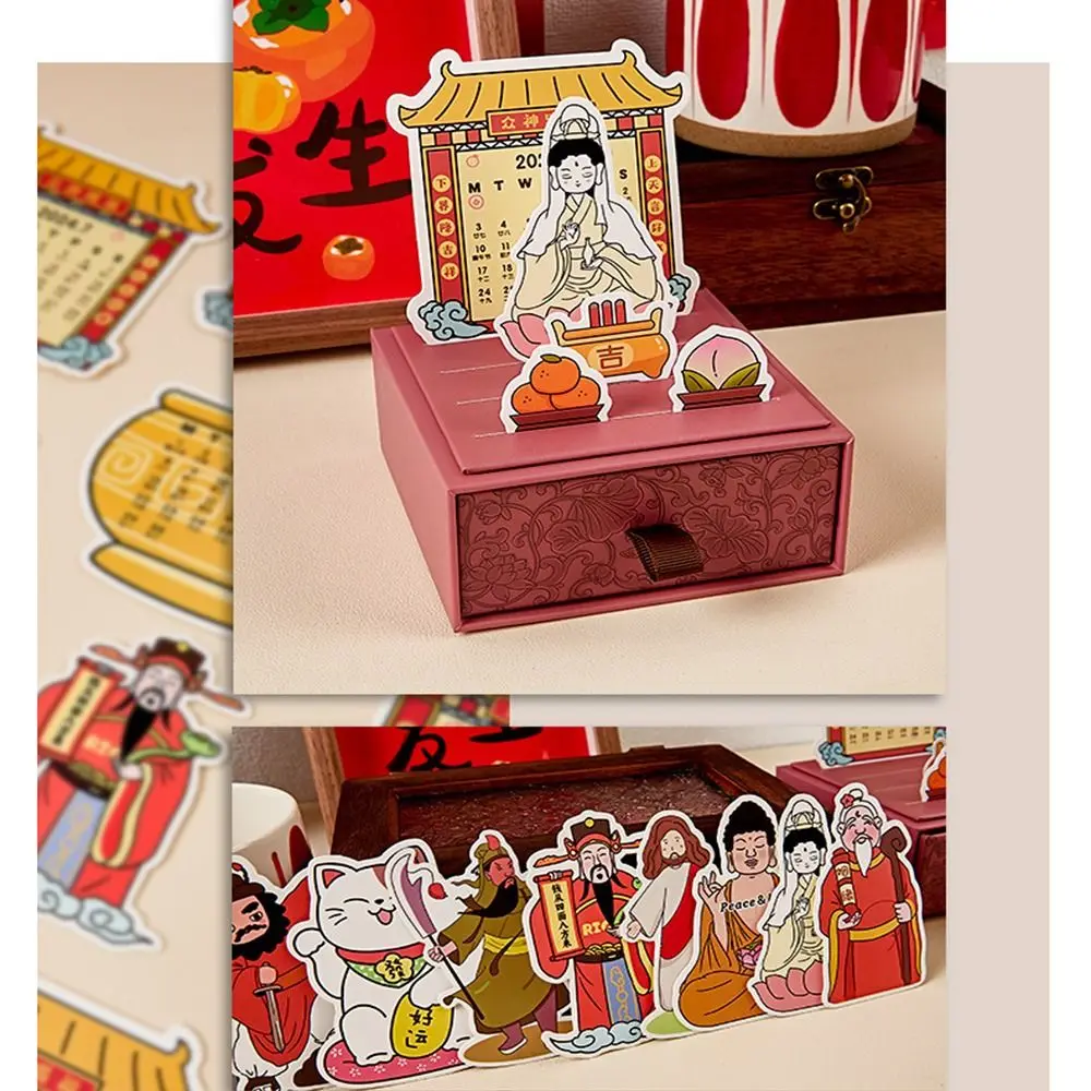 Desktop EvaluGod Blessing Desk Calendar, Schedule, License Time, Devout Prayer Calendar, To-do Lists, Yearly Agenda