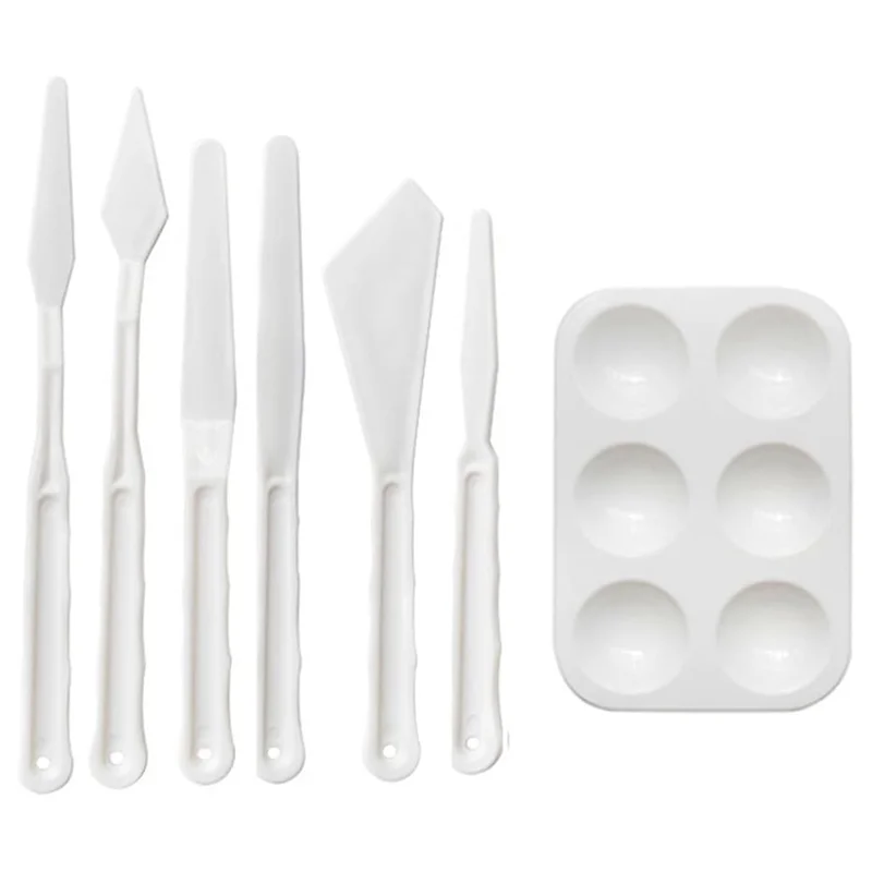 

Практичная палитра, скребок для кистей, набор из 15 прямоугольных палитр, инструменты для рисования граффити