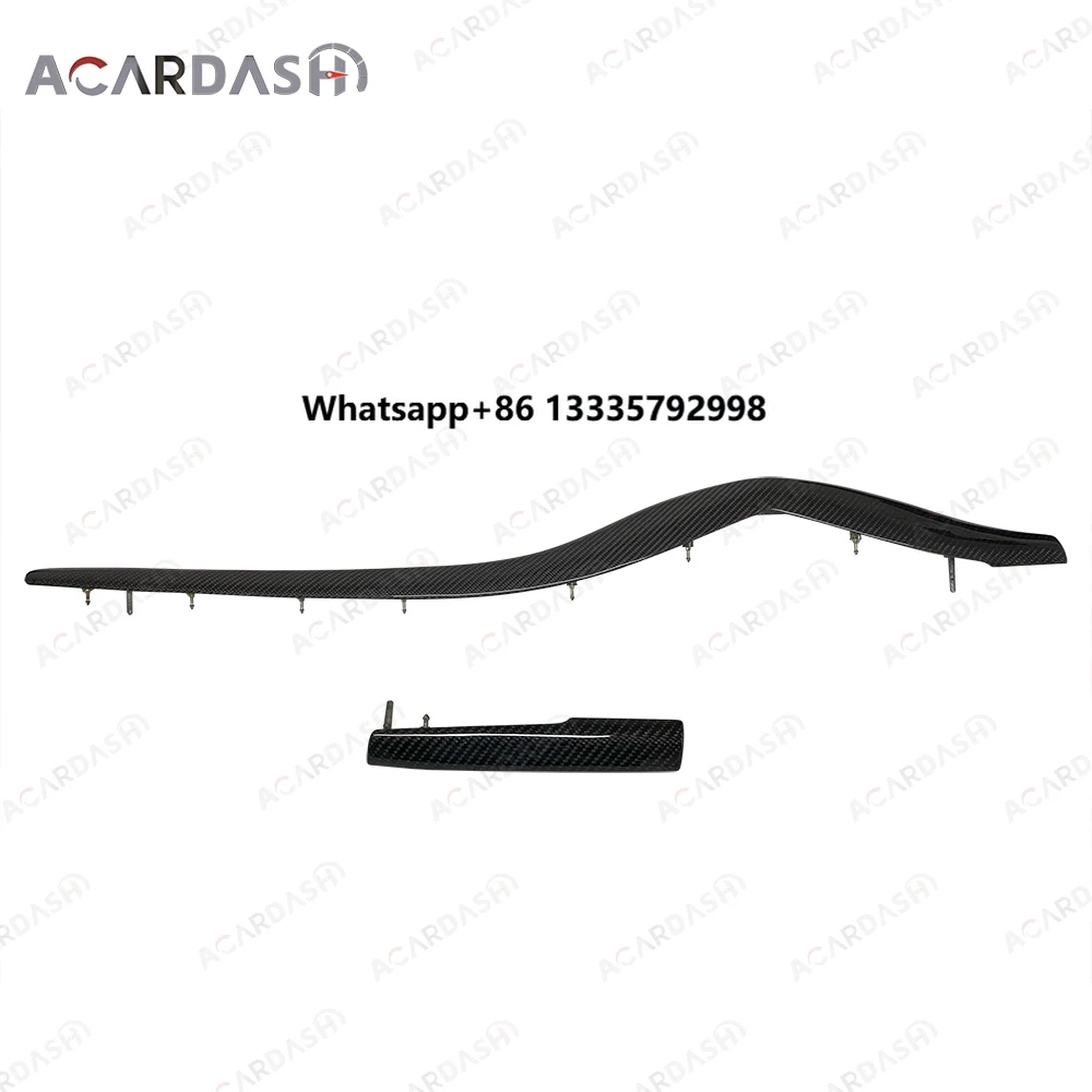 

ACARDASH Car Modification OEM Parts with Carbon Fiber 2PCS Center Console Trim Strips for Maserati GT GTS GC 2007-2017