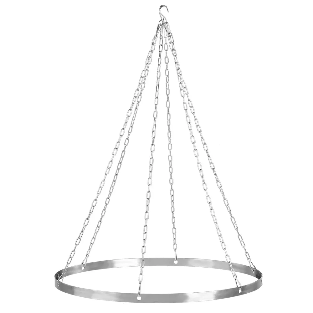 

Серебряные металлические потолочные шторы, подвесной комплект для 6-панелей, свадебные шторы, украшения, обруч для навеса, комплект металлической фурнитуры