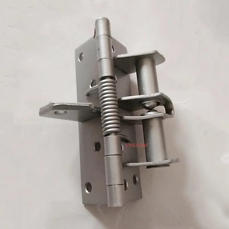 

2 шт., многофункциональный дверной доводчик, петля с автоматическим закрыванием, 4-дюймовая буферная пружина, невидимая петля, 90 градусов, прямоугольное позиционирование