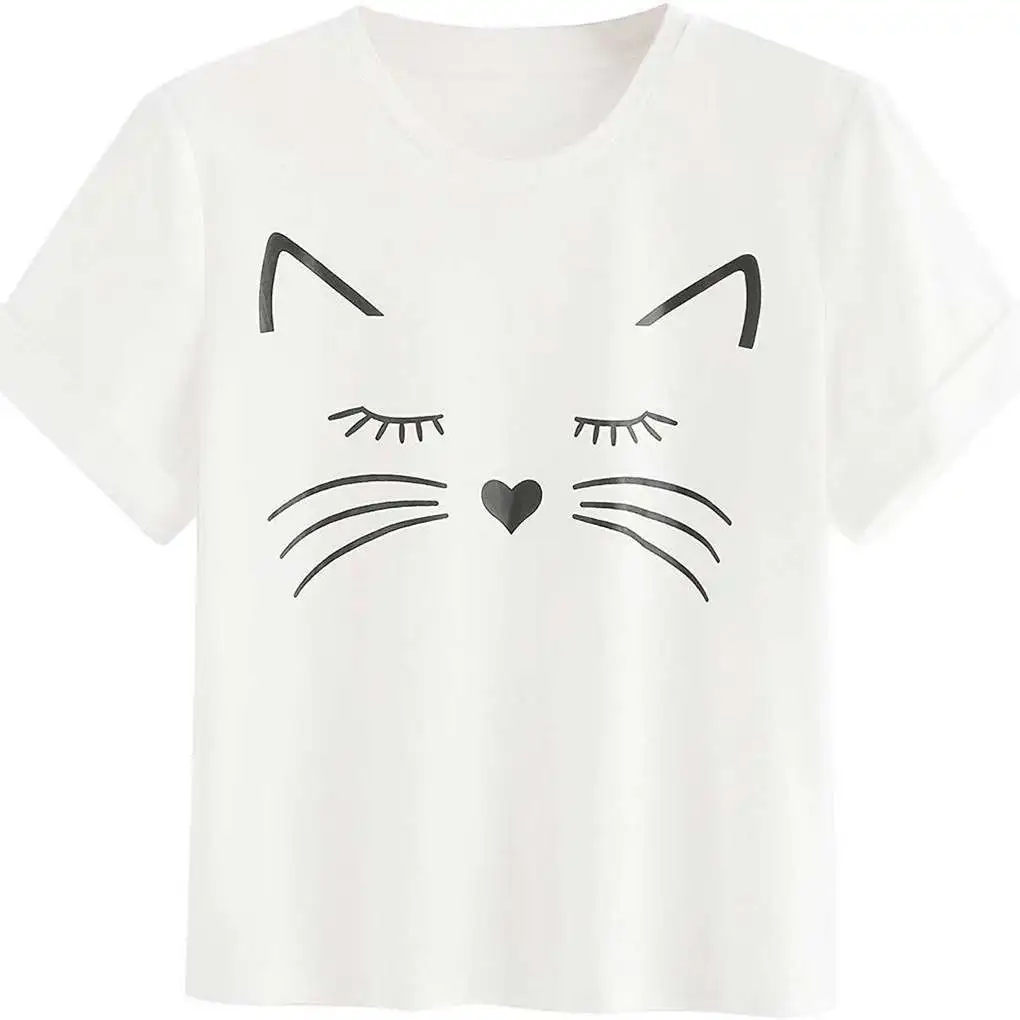 طقم ملابس نوم كاجوال للسيدات، بيجامة بأكمام قصيرة، شورت علوي كارتوني