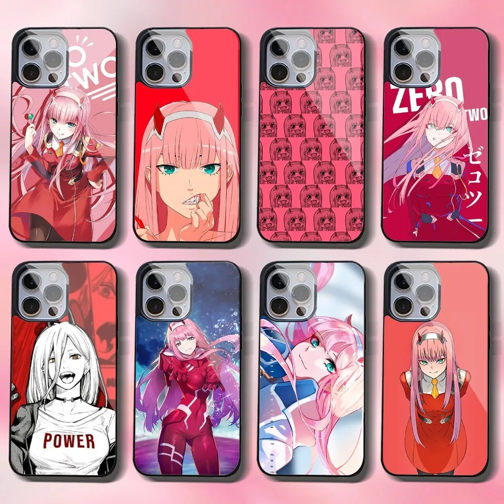 Zero Two Darling In The FranXX Phone Case For IPhone 15 14 13 Pro Max 11 12 Mini Alex Mirror For Magsafe Wireless Charging Cover