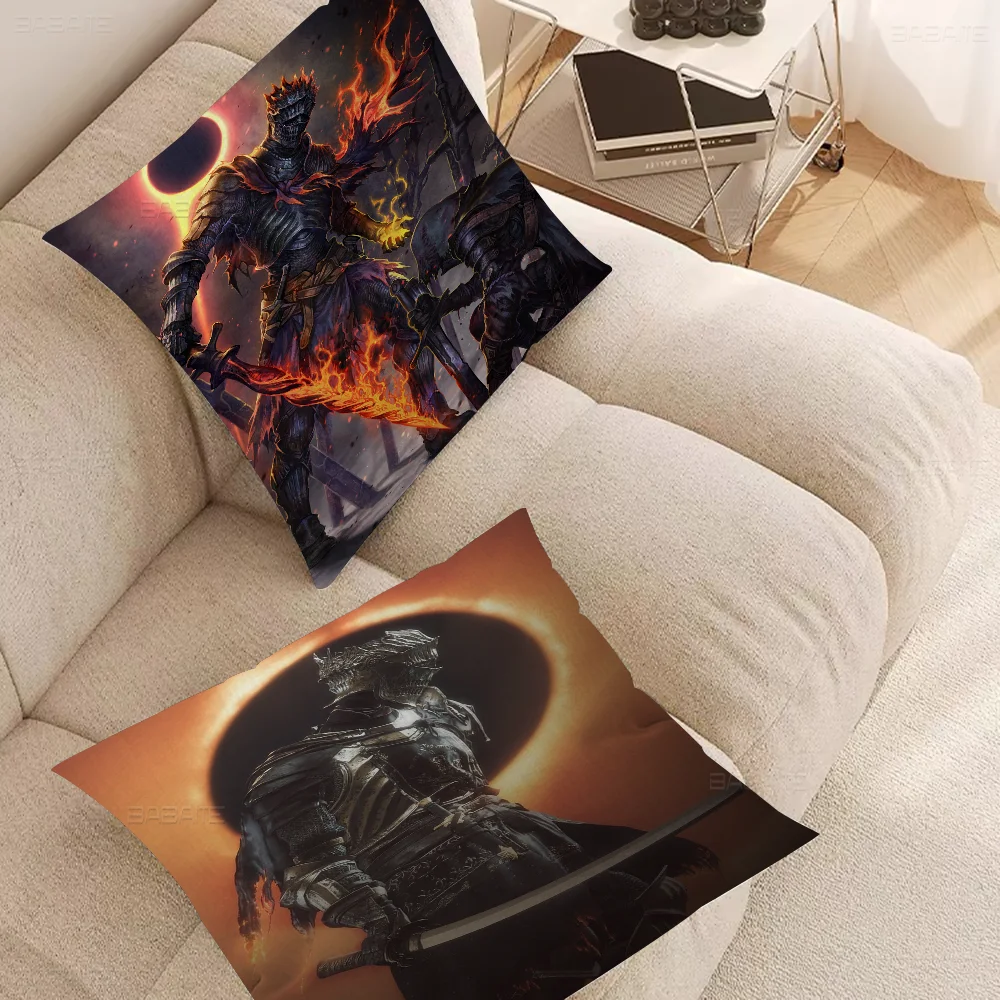 Dark Souls Pillow Cushion Cover Pillowcase Living Room Sofa Home Decor Customized