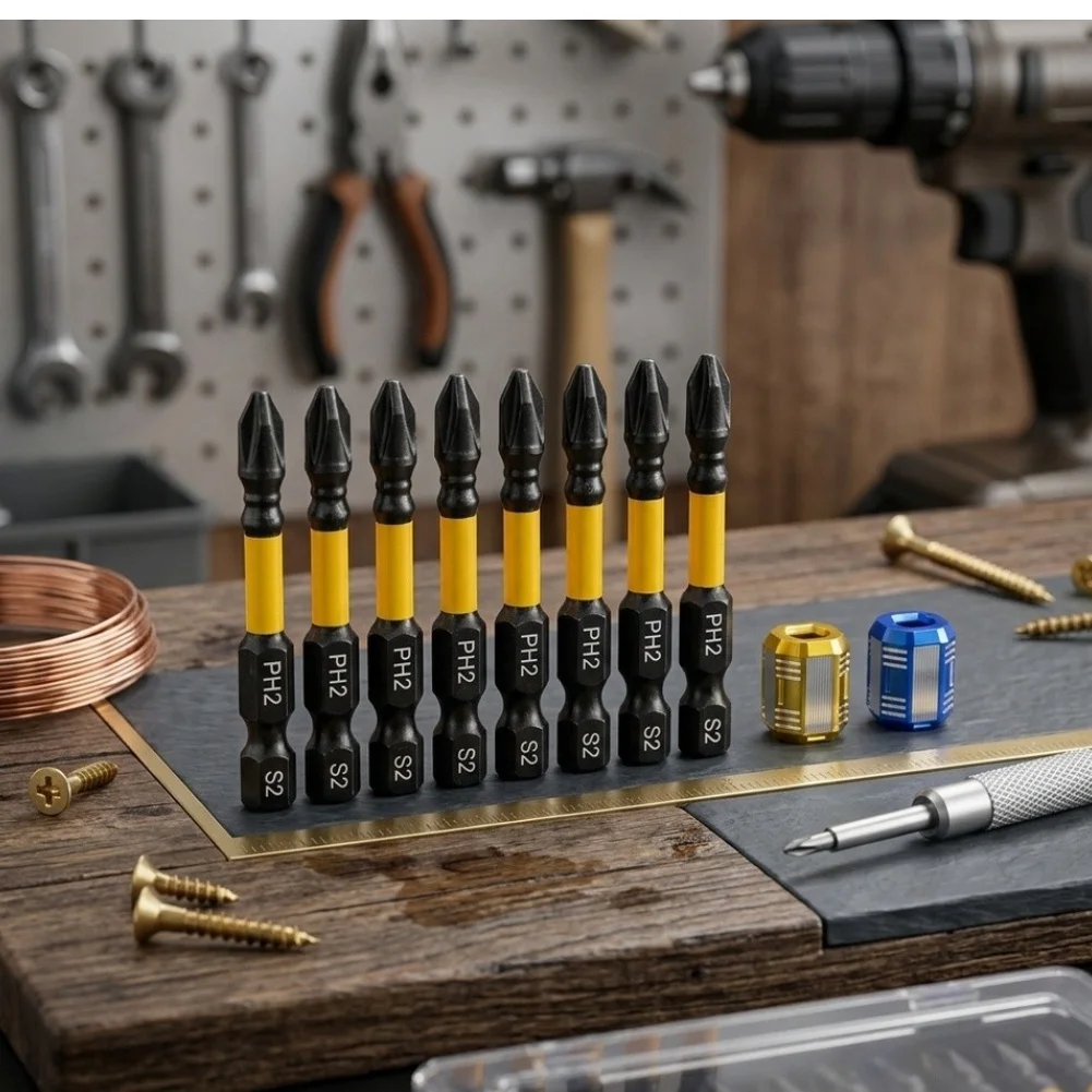 For High Altitude Work Magnetic Screwdriver Bit Set High Hardness Alloy Steel Bits Screwdrivers Alloy Steel Fastener Kit