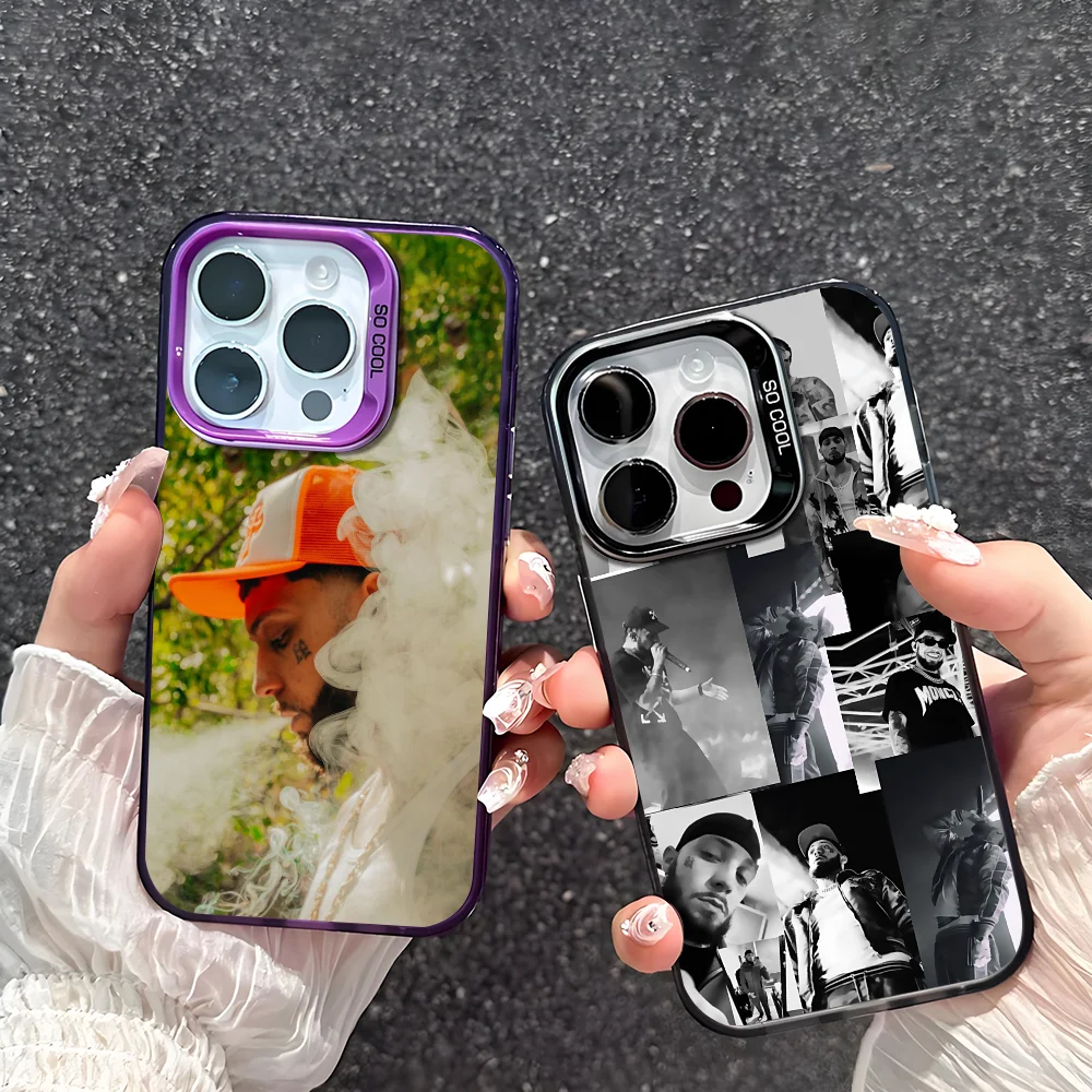 Funda de teléfono Jc Reyes Singer para IPhone 17 16 15 14 13 12 11 Pro Max Plus Mini IMD Color carcasa plateada