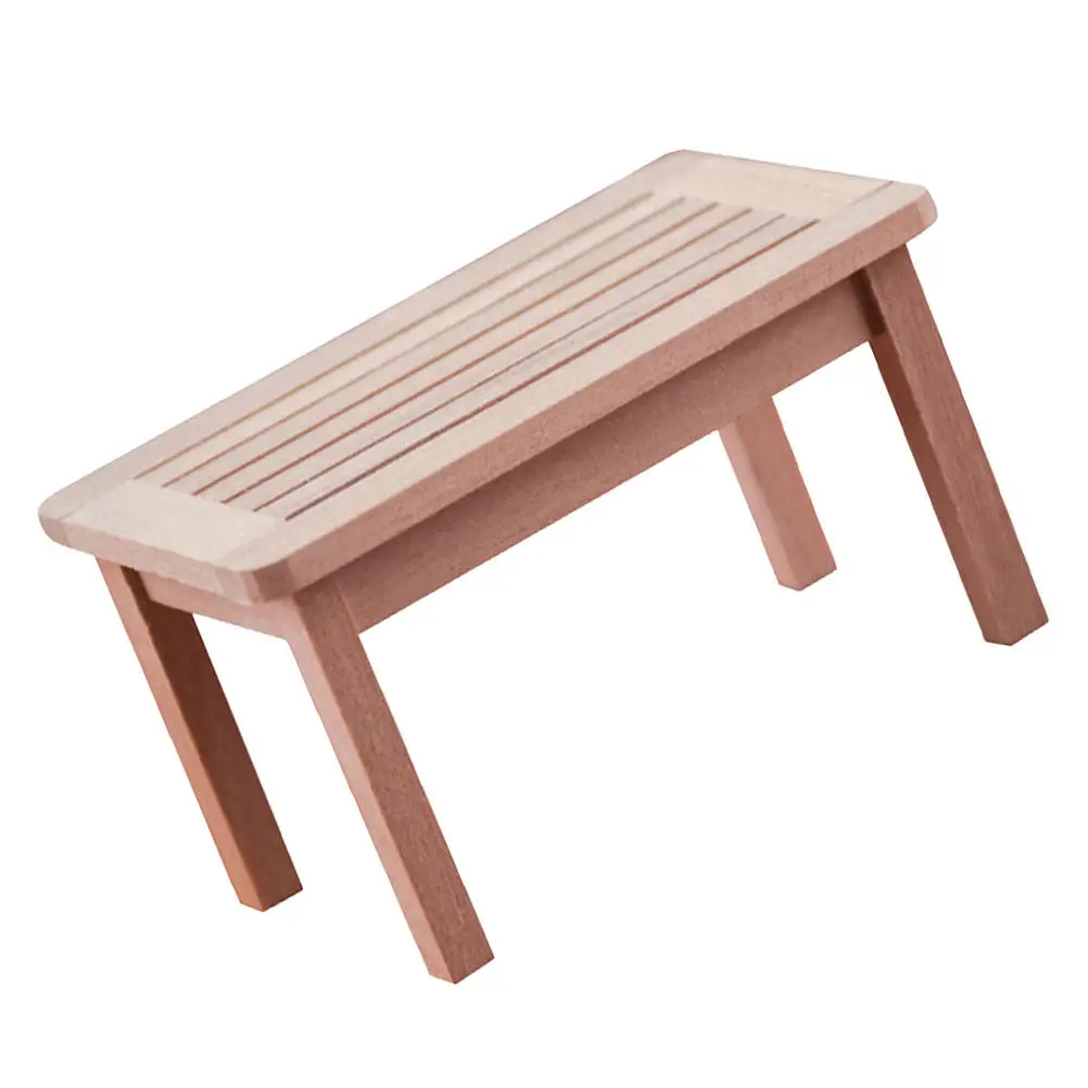 

Wooden Miniature Table Ornament Mini House Accessories Small Table Decoration Home Display Micro Landscape Dollhouse Supplies